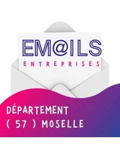 Fichier emails entreprisses 57 Moselle
