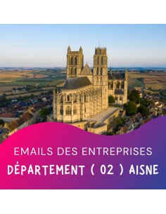 Base emails entreprises 01 Ain - prospects emails des entreprises du département.