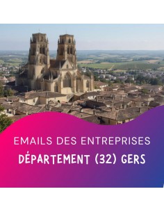 Achat du fichier emails entreprises 32 Gers – annuaire-jcb.com